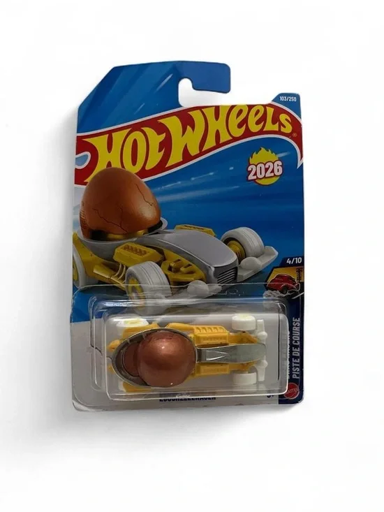 Hot Wheels 2026 Egg Shell Racer Die Cast Collectible Toy Car Drag Racers Series