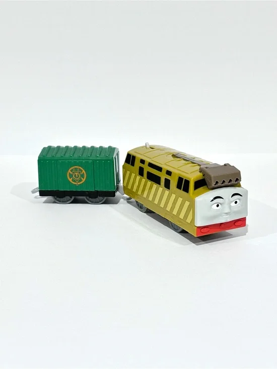 Thomas & Friends Motorized TrackMaster Diesel 10 with Cargo Car