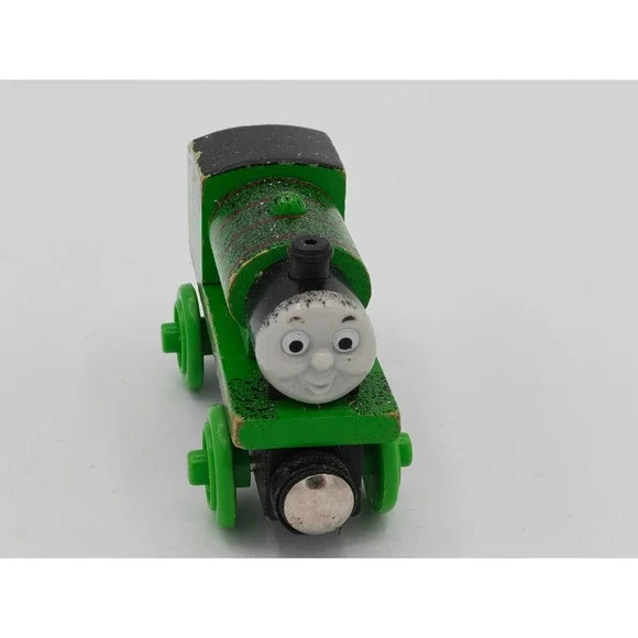 Thomas & Friends Wooden Railway Percy Green Engine‎ Number 6 Learning Curve 2003