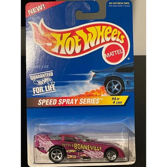 00563 - Hot Wheels Speed Spray Bonneville Collector 552 Diecast Toy Car '96‎