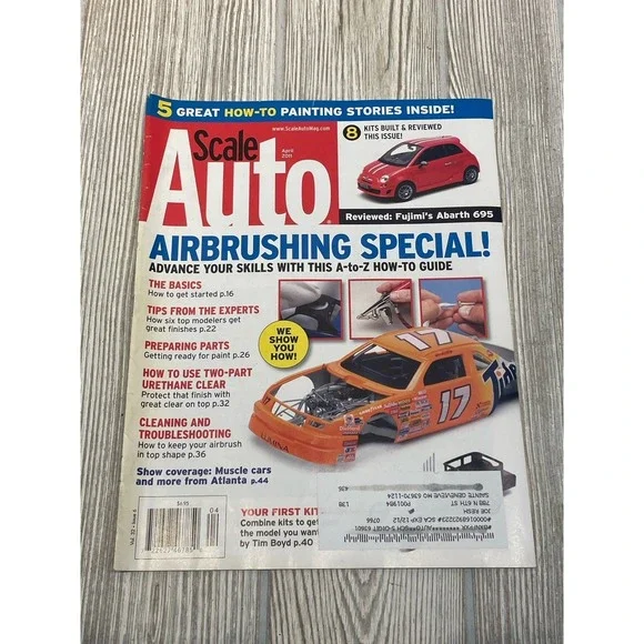 Scale Auto Magazine April 2011 Model Car Enthusiast Airbrushing Special