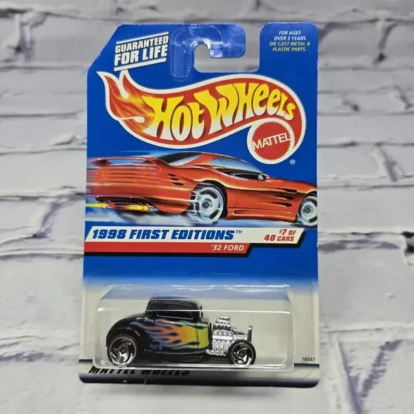 1998 Hot Wheels #636 First Editions 7/40 32 FORD Black