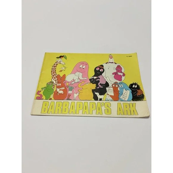 Barbapapa's Ark Tinson and Taylor 1974 Vintage‎ PB Children's Book Scholastic