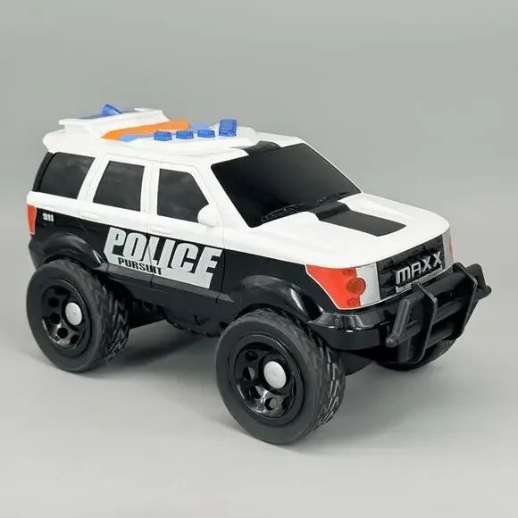 Maxx Action 320174 Large Police SUV Lights & Sounds Motorized Rescue Vehicle