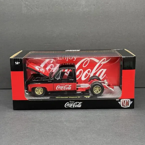 M2 1973 Chevrolet Cheyenne 10 Coca Cola Squarebody 1/24 Diecast Truck WMTS01