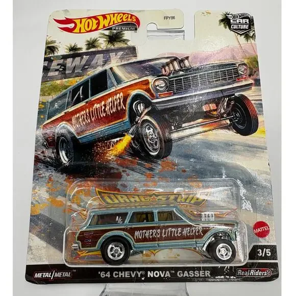Hot Wheels Premium Car Culture '64 Chevy Nova Gasser