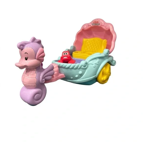 Fisher Price Little People Disney’s The Little Mermaid Musical Carriage: Works!