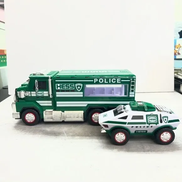 Hess 2023 Police Truck and Cruiser Collectible Toy Set With Lights And Sirens