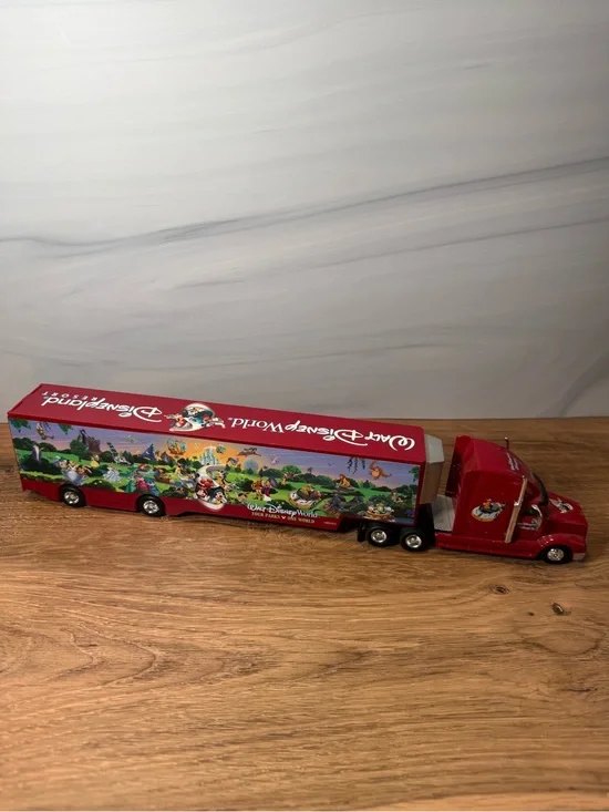 1998 Mattel Disney Four Parks One World Semi Truck Die-Cast