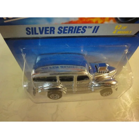 Mattel HOT WHEELS Die cast‎ 15269 Silver series II #421 40's woodie 1995 NEW