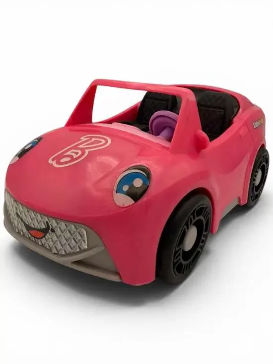 Fisher-Price Little People Barbie Convertible Toy Car with Music and Sounds