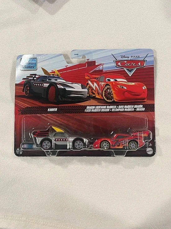 Pixar Cars- Kabuto and Dragon Lightning McQueen twin pack