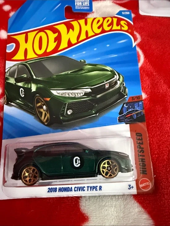 2018 Honda Civic Type R Toy Car - Green