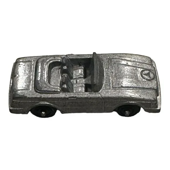 Vintage Tootsietoy Silver Car Mercedes Benz