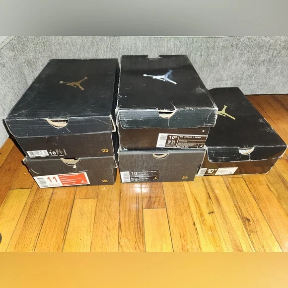 4 Jordan Retro Empty Boxes