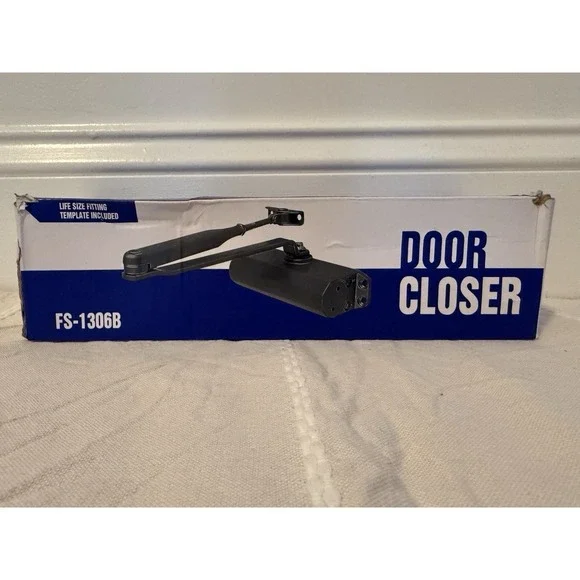 Fortstrong FS-1306B Door Closer Black Open Box Adjustable
