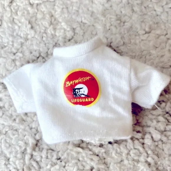 Vintage 90s Barbie Baywatch Crop Top - 1990s Pamela Anderson