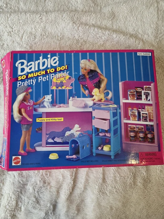 Barbie So Much to Do Pretty Pet Parlor Playset w/ Pets & Accessories