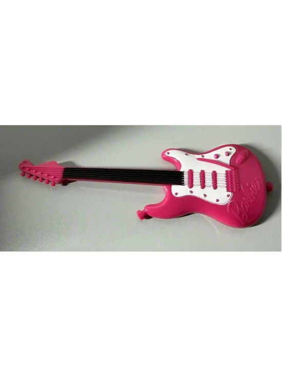 Barbie Doll Accessory Pink Guitar