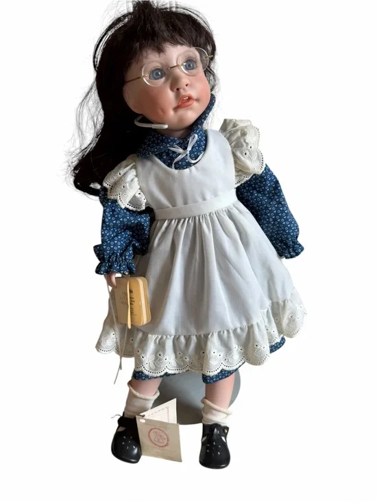 Lee Middleton Limited Porcelain 349/750 with Blue Dress and White Apron