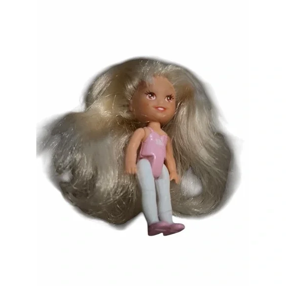 Kenner‎ Wish World Kids blond girl  Doll pink ballet swan shirt brown eyes