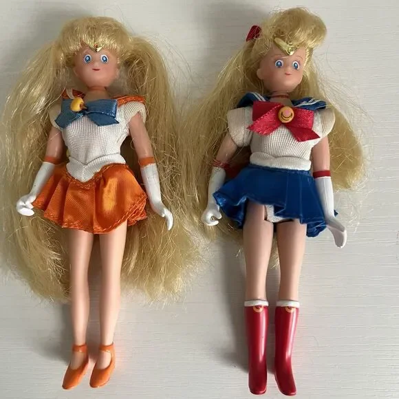 Lot of 2 Vintage 2000 Irwin Toy Sailor Moon & Sailor Venus 6