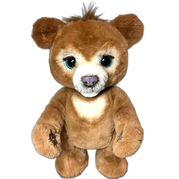 FurReal Friends Interactive Brown Bear Cub Plush Toy Robot Animatronic Doll Pet