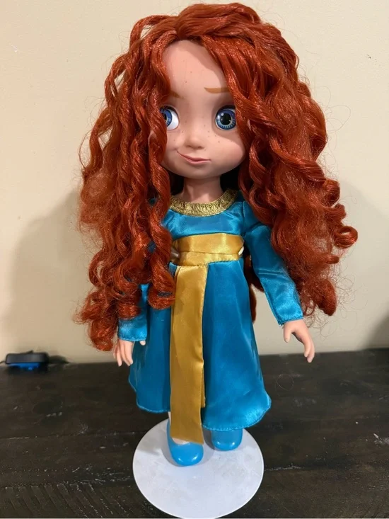 Disney Animators Merida 16” Doll in Blue and Gold Dress