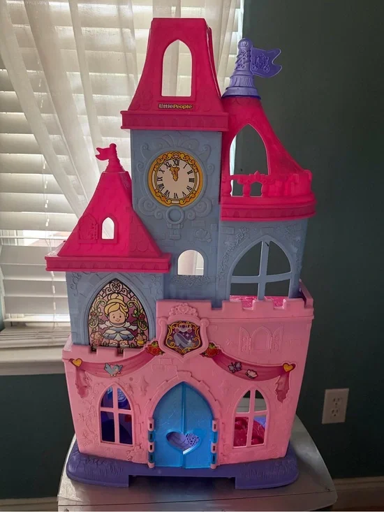 Fisher Price Disney Princess Magical Wand Palace Little People CASTLE ONLY!