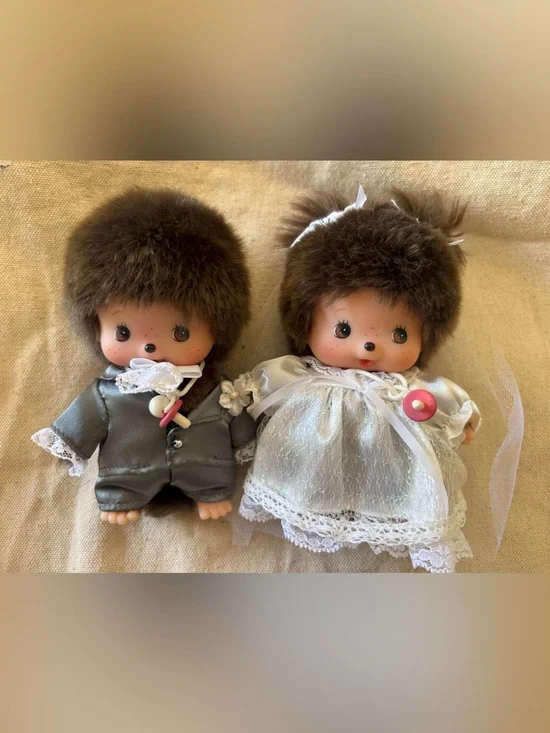 wedding bebichhichi monchhichi set of 2