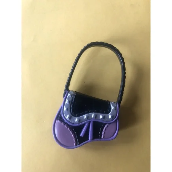 My Scene Handbag Fashion Doll Purse Dolls Purple Black
