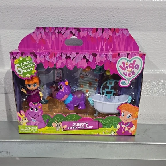 Purple Doll & Accessories Set‎ with Vibrant Packaging
