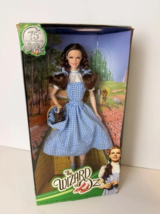 Barbie Wizard of Oz Dorothy 75th Anniversary Pink Label Doll w/ COA Mattel