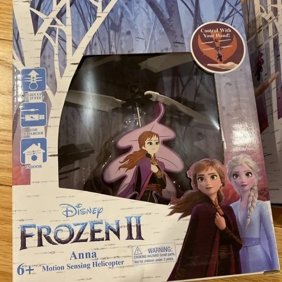 Disney Frozen II- Anna Motion Sensing Helicopter NIB‎ 