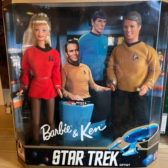 BARBIE AND KEN Star Trek GiftSet NRFB