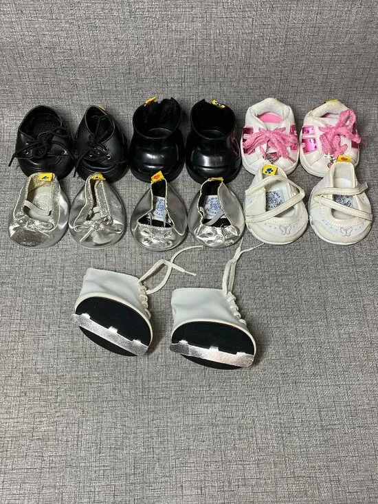 Build A Bear Shoes Lot Of 7
