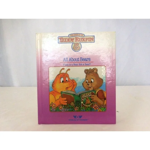 Teddy Ruxpin The Story of All About‎ Bears HC Book ONLY Vintage 1985