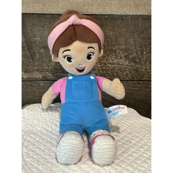 Ms. Rachel Soft Genuine Cuddle And Comfort Doll Miss Mrs. Plush Educational Toy‎