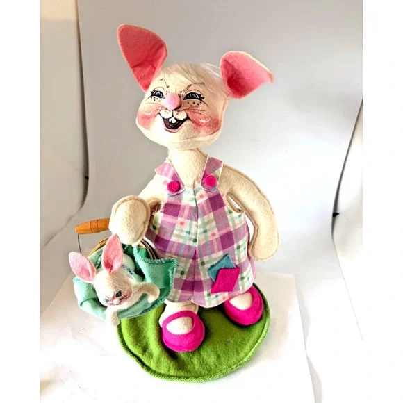 Vintage Annalee Easter Rabbit Bunny 10