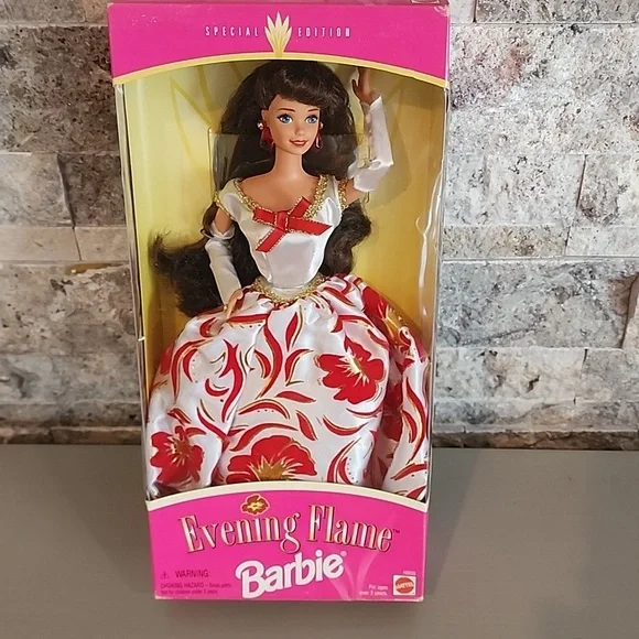 Barbie Vintage 1995 Mattel Evening Flame Barbie Special Edition Brand New