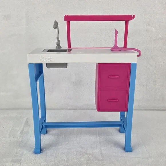2017 Barbie Careers Science Lab Desk Workstation Replacement No Accessories