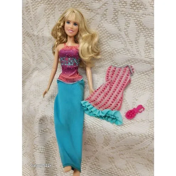 Barbie fashion doll and outfits.