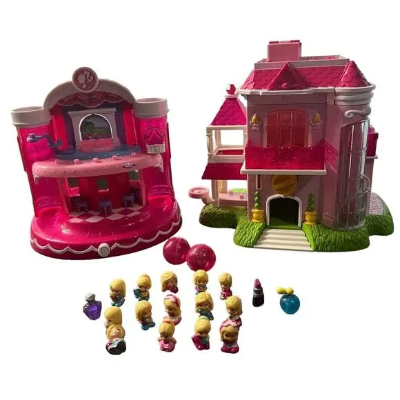 Barbie‎ Squinkies Lot Of 17 Squinkies Dreamhouse Dance Stage Dispenser Blip Toys
