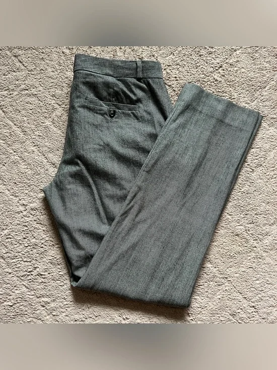 Banana Republic Harper Pant Wool Blend Preppy Office Minimalist Old Money Sz 8