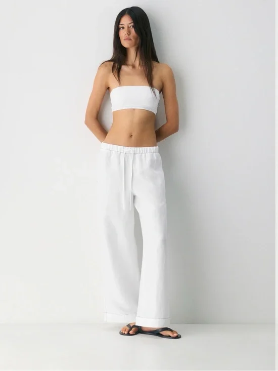 Aritzia The Lodge Pant Cruise Linen NWOT