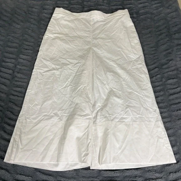 Banana Republic White Linen Blend Wide Leg Cropped Pants Mens XL AQ736