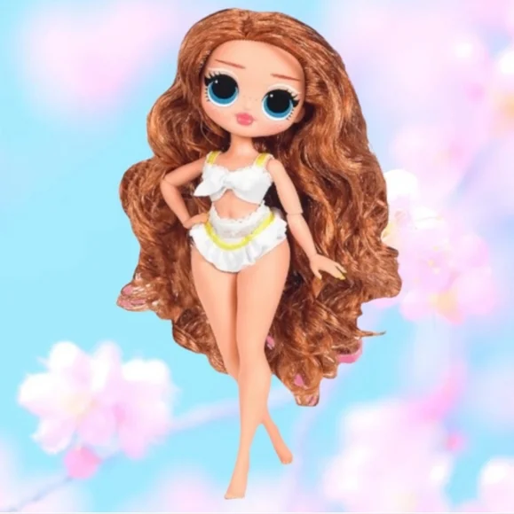 L.O.L Surprise! O.M.G. Swim Doll Coastal Q.T. White Dress‎ 9 Inches