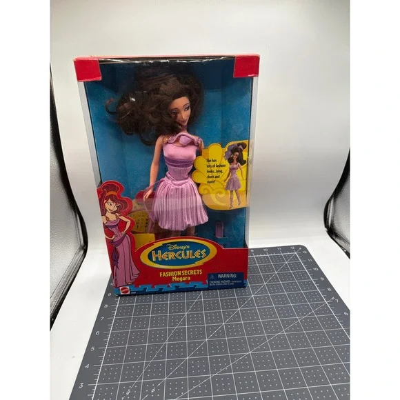 Disney Hercules Fashion Secrets Megara Doll Mattel Vintage 1997 In Box