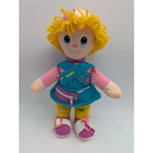 Playskool‎ Dressy Bessy Doll Plush 15 Inch Stuffed Animal Toy