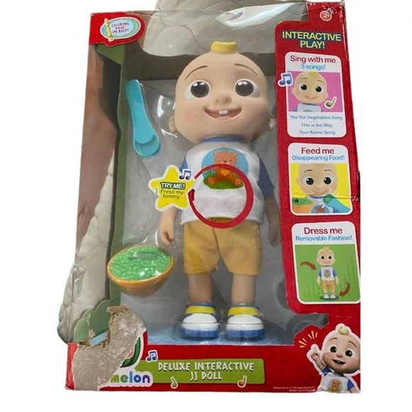 CoComelon‎ Official Deluxe Interactive JJ Doll with Sounds NWB